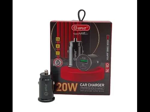 GFUZ CR-78 CAR CHARGER 20W PD+ 3.1QC