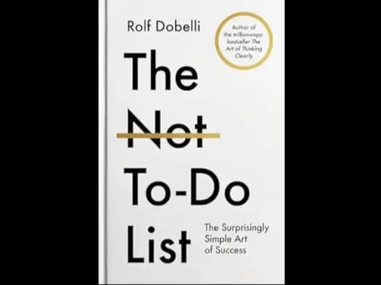 THE NOT TO DO LIST