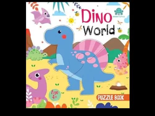 PUZZLE BOOK - DINO WORLD