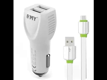 Emy Car Charger My-112 2 Usb I Phone