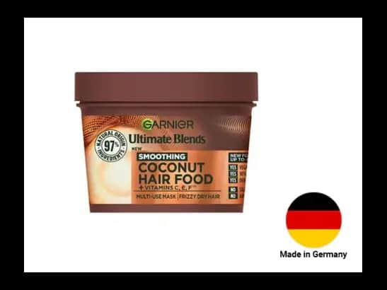 Garnier Ultimate Blends Soothing Coconut Hair Food Multi Use Mask 400ml - GERMANY