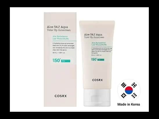 Cosrx Aloe 54.2 Aqua Tone-Up Sunscreen SPF 50+ PA++++ 50ml - KOREA