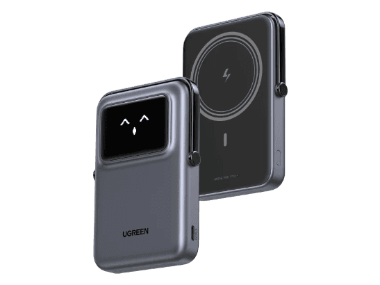 UGREEN 10000mah 20W Uno Series Magnetic Wireless Power Bank With Stand – PB572 - 45327