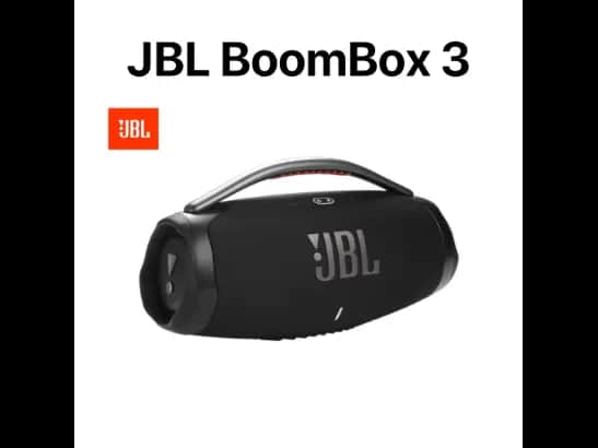 JBL Boombox 3 Portable Bluetooth Speaker – Powerful 80W Subwoofer | 24H Playtime | IP67 Waterproof  with 6 months warranty