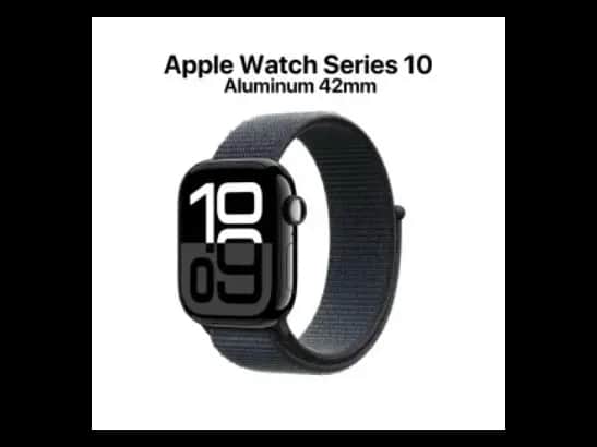 Apple Watch Series 10 42mm with 1 year apple care warranty