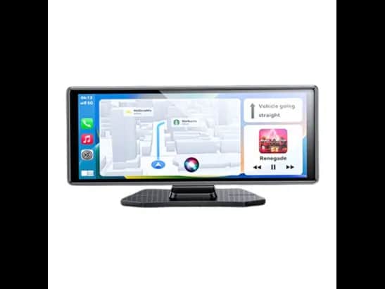 Yesido KM19 10.26 inch Center Console CarPlay Portable Car Video Navigation with Driving Recorder