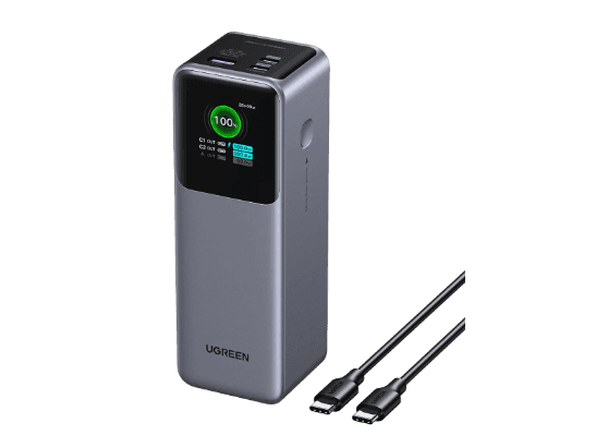 UGREEN 25000mAh 200W Nexode Smart Display Power Bank – PB722 - 35525B