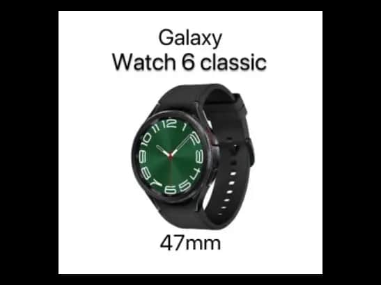 Samsung Galaxy Watch 6 Classic 47mm with 6 year apple care warranty