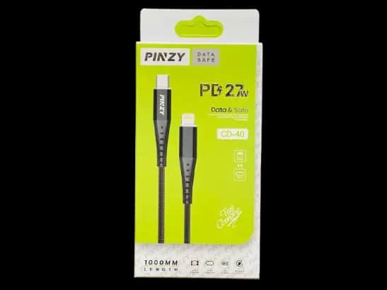 Pinzy CD-40 PD 27W Lightening to Type - C  1M  Fast charging