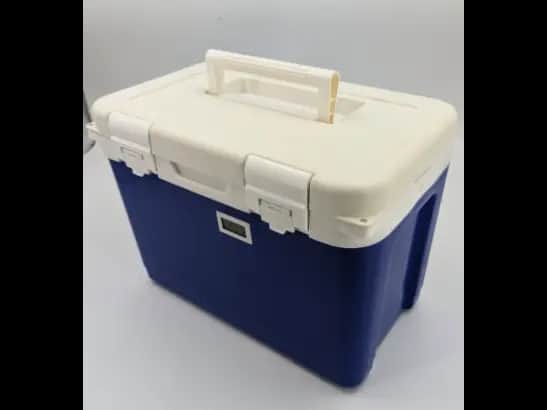 Cooler Box with thermometer