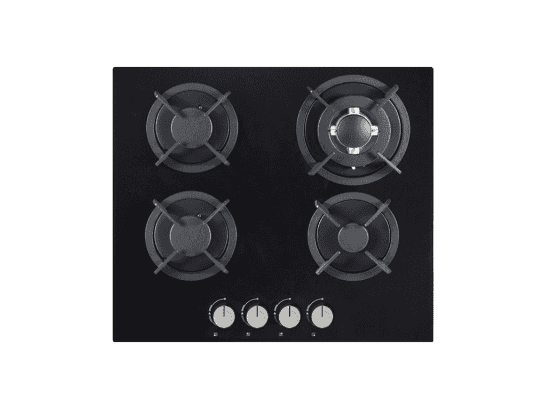 COOKER HOB 4B-AUTOMATIC PULESE IGNITION-TEMPERED GLASS  (SGH-4/1334GT)