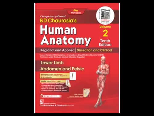 BD Chaurasias Human Anatomy : Volume 2 : Regional and Applied Dissection and Clinical : Lower Limb Abdomen and Pelvis 10th Edition by B D Chaurasias,KThorax 10th Edition by B D Chaurasias,Krishna Garg