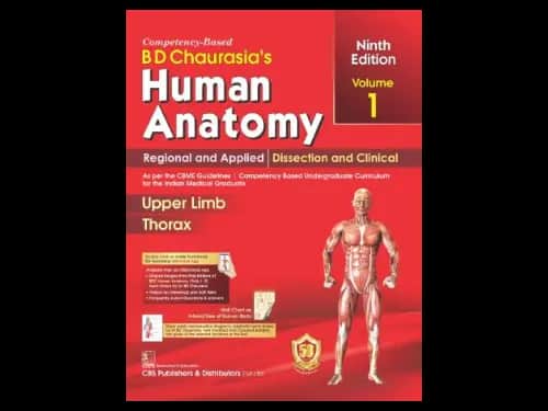 BD Chaurasias Human Anatomy : Volume 1 : Regional and Applied Dissection and Clinical : Upper Limb and Thorax : 9th Edition (OEB) by B. D. Chaurasia