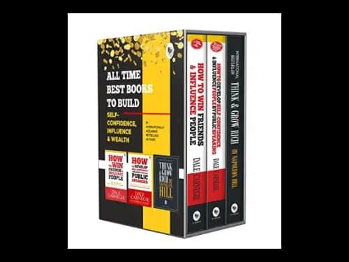 All Time Best Books To Build : Self Confidence Influence and Wealth Box Set of 3 Books by Dale Carnegie
