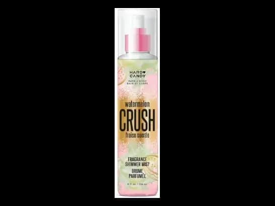 Hard Candy watermelon crush fragrance  shimmer Body Mist – , 236 mL  - Imported from Canada