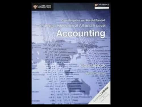 Cambridge International AS and A Level Accounting Coursebook : 2nd Edition (OEB) by David Hopkins