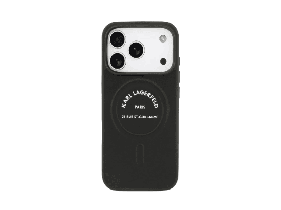 Karl Lagerfeld Magsafe PU Case for iPhone 17 Pro/17 Pro Max – Black