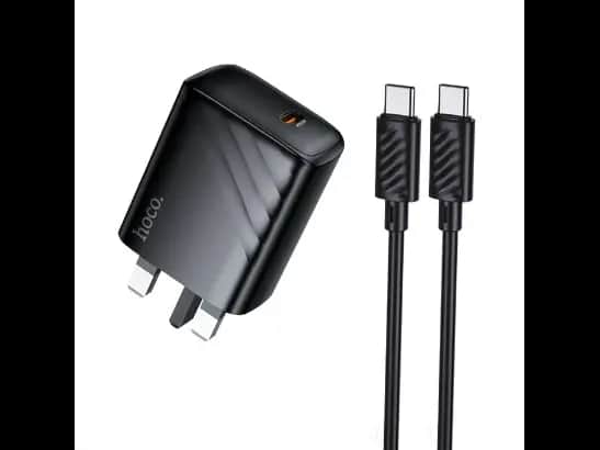 HOCO CS24B SINGLE PORT PD25W CHARGER SET (C TO C)