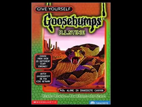 Goosebumps : 26 Alone in Snakebite Canyon by R.L. Stine