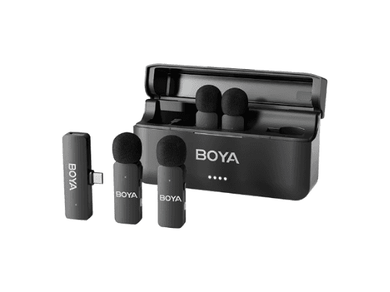 BOYA BY-V4U 4-Channel Mini Wireless Microphone Series – Type C with 6 Month Warranty