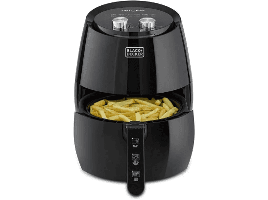 BLACK+DECKER Rapid Air Convection Manual Airfryer 4.5L – AF350-B5