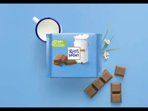 Ritter Sport Alpine Milk Chocolate 100g