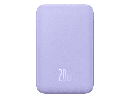 Baseus 5000mAh 20W Magnetic Mini Wireless Power Bank – Nebula Purple - P10022107513-00