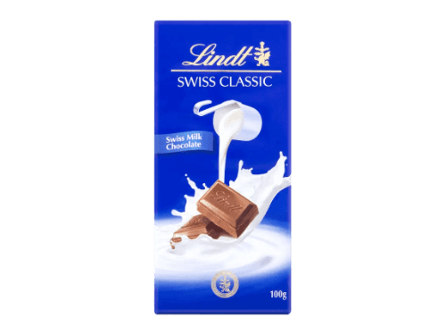 Lindt Swiss Classic Milk Chocolate 100G