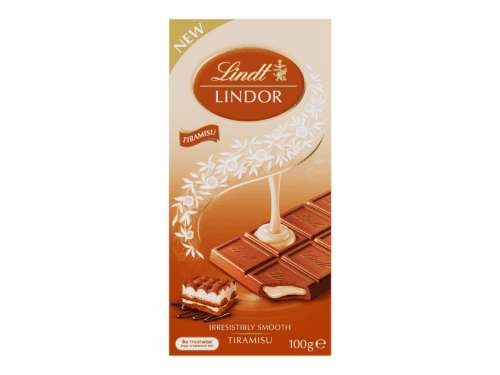 Lindt LINDOR Tiramisu Chocolate Bar 100G