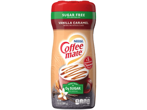 Nestle Coffee Mate Sugar Free Powdered Creamer Vanilla Caramel – 289.1g