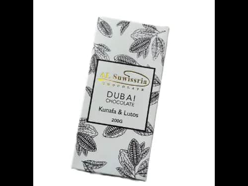 Al Suwissria Kunafa & Lutos 200g Viral Dubai Chocolate