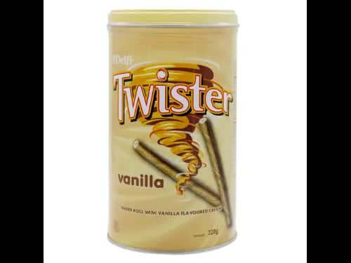 Delfi Twister Vanilla Wafer Roll 320g