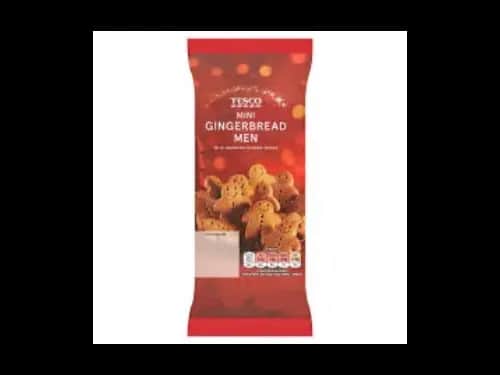 Tesco Mini Gingerbread Men 100G