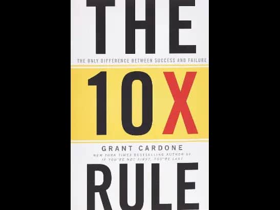 The 10X Rule by Grant Cardone (Hardcover)
