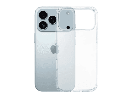 iPhone 17 Pro Max Shockproof TPU Case - Transparent
