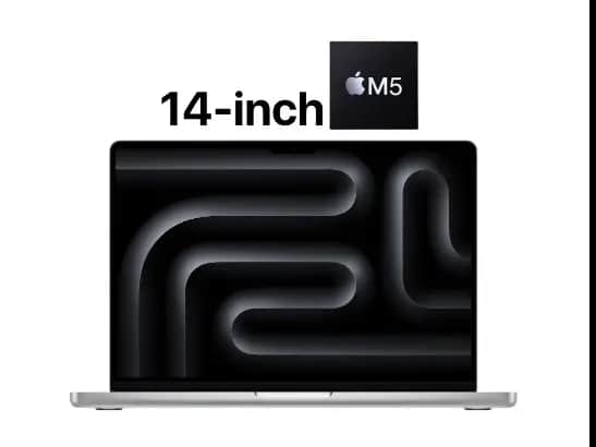 Apple MacBook Pro 14 inch M5 Chip with 1 Year AppleCare warranty