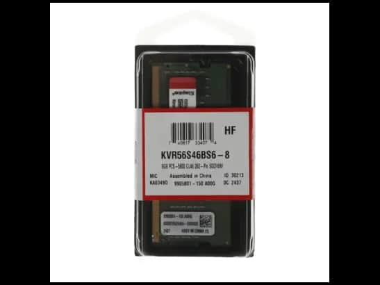 N/B Ram Kingston 8gb Ddr5 Kvr5600 with 3 years warranty