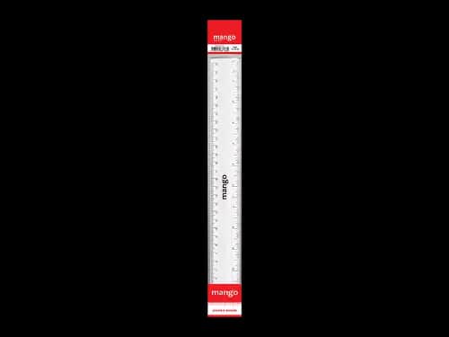 12 INCH PLASTIC RULER