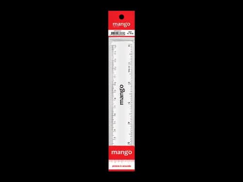 6 INCH PLASTIC RULER