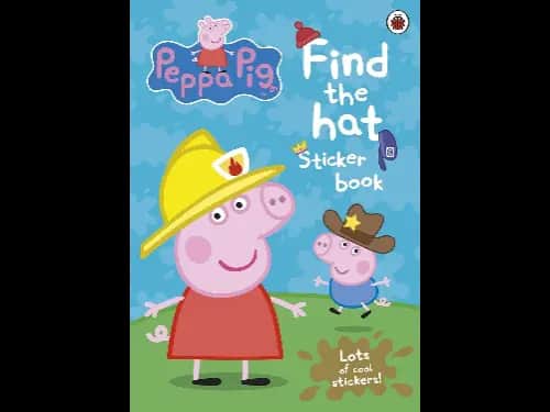 Peppa Pig : Find-the-hat Sticker Book