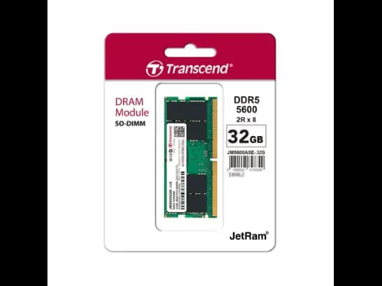 N/B Ram Transcend 32gb Ddr5 5600 with 2 years warranty