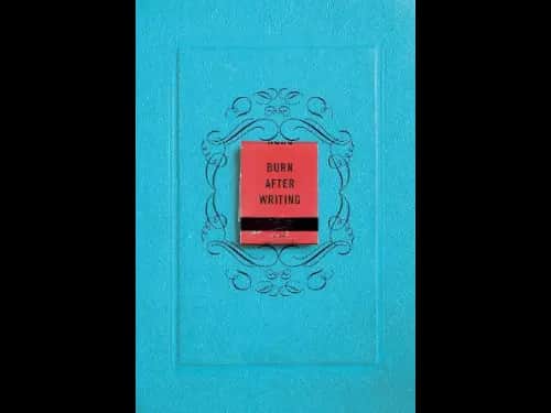 Burn After Writing by Sharon Jones