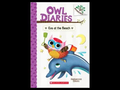 Owl Diaries 14 : Eva At The Beach by Rebecca Elliott