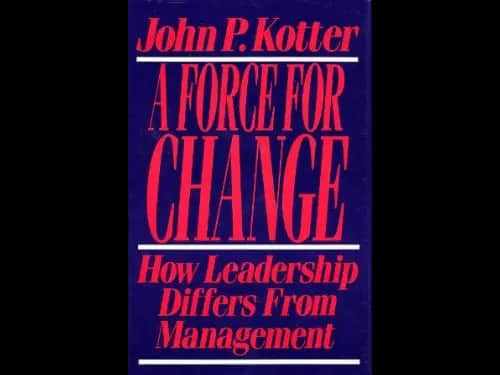 Force For Change : How Leadership Differs From Management by John Kotter