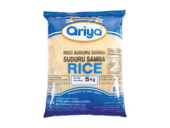 Ariya Suduru Samba Rice 5kg
