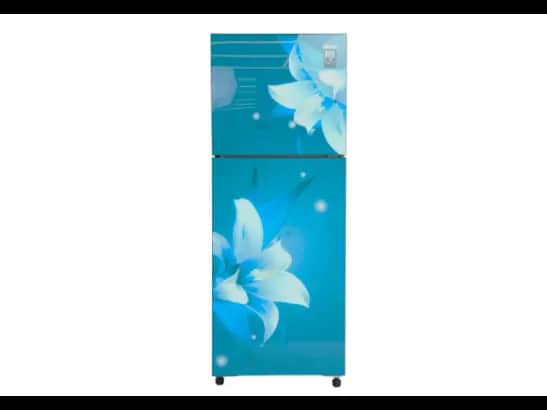 Abans 285L No-Frost Inverter Blue Begonia Glass Door - ALG-285NFIG
