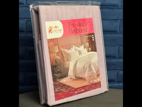 Ceylon Gold Tc300 premium super king size bedsheet
