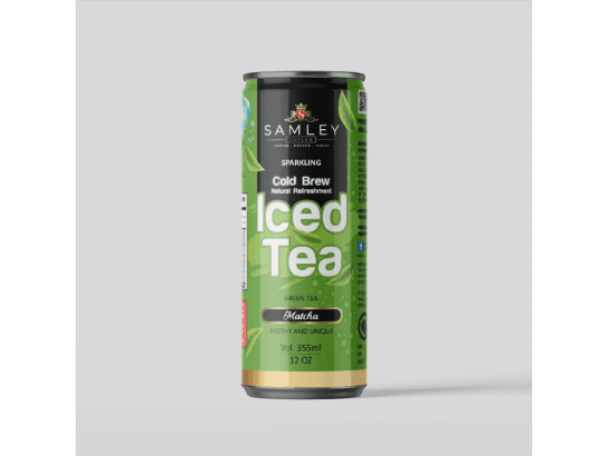Samley Matcha Sparkling Iced Tea - 355ml