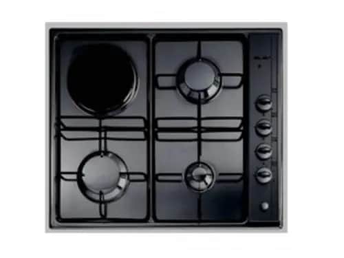ELBA Hob 3 Gas +1 Electric Plate 60cm - Black (ES60-311BKE)