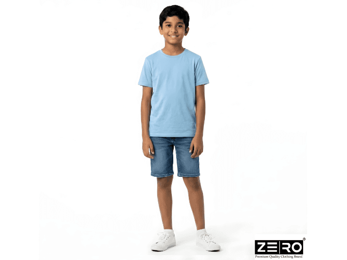 Teens Plain T Shirts Kids Premium Plain T-Shirt For Boy